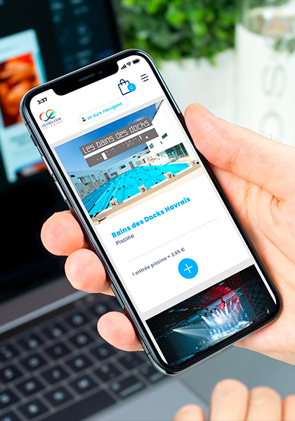 Page billetterie sur mobile